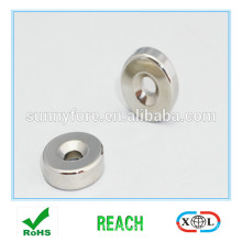 countersunk nickel coating round magnet hole